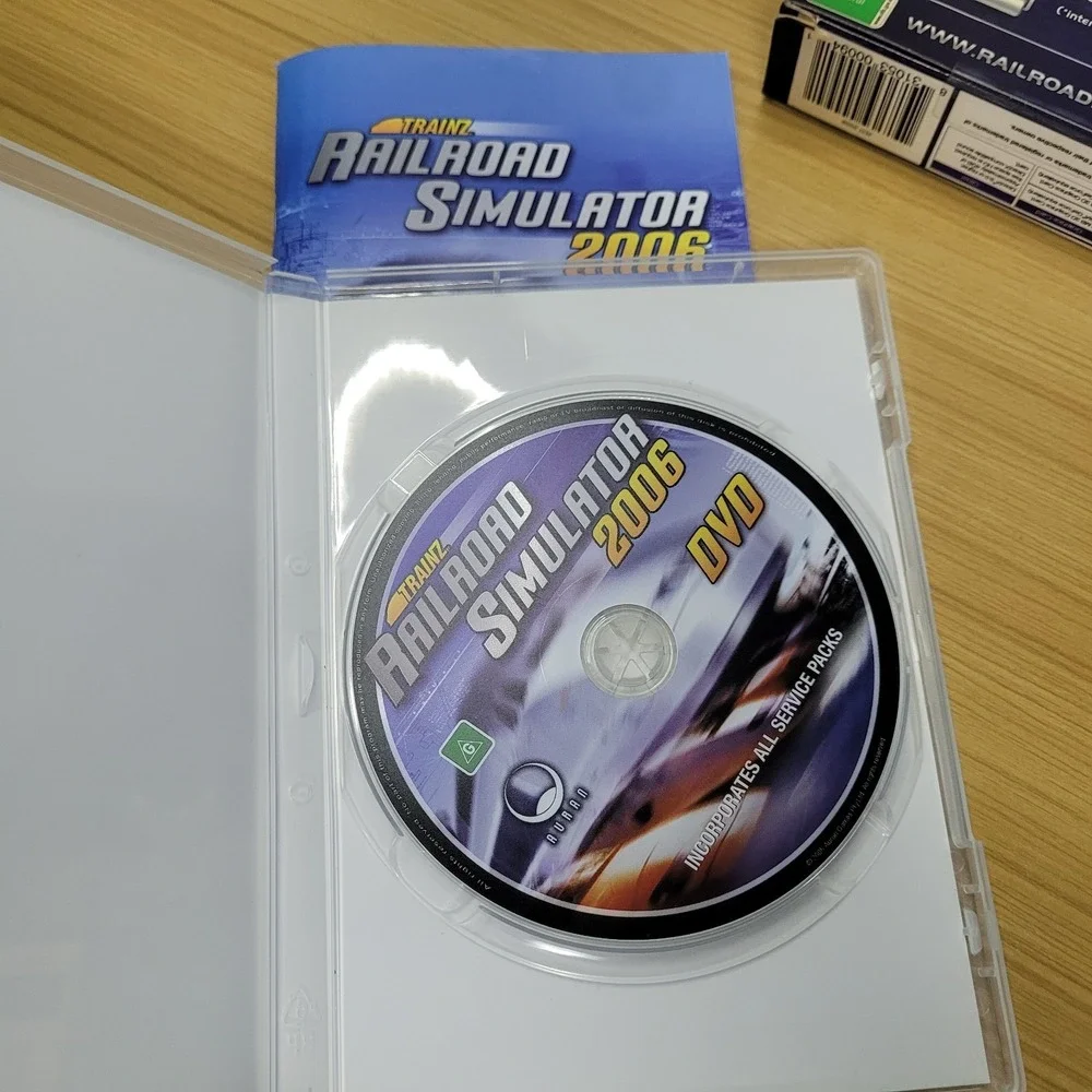 Trainz Railroad Simulator 2006 PC Game Complete 5 Disc Set Rare